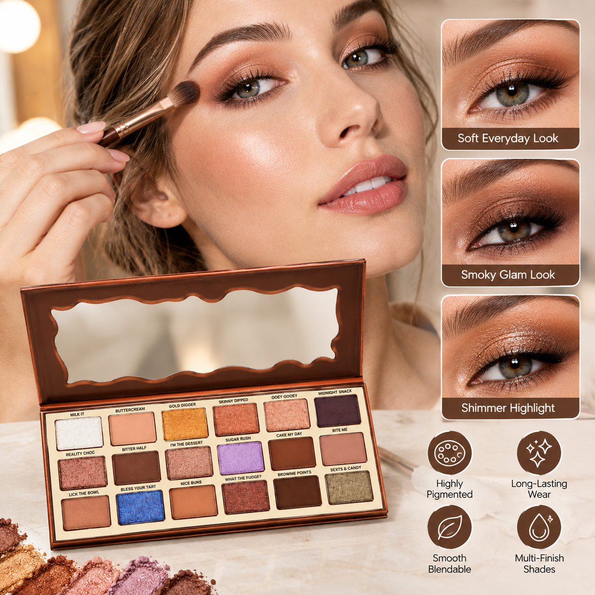Multi-Color Eyeshadow Palette